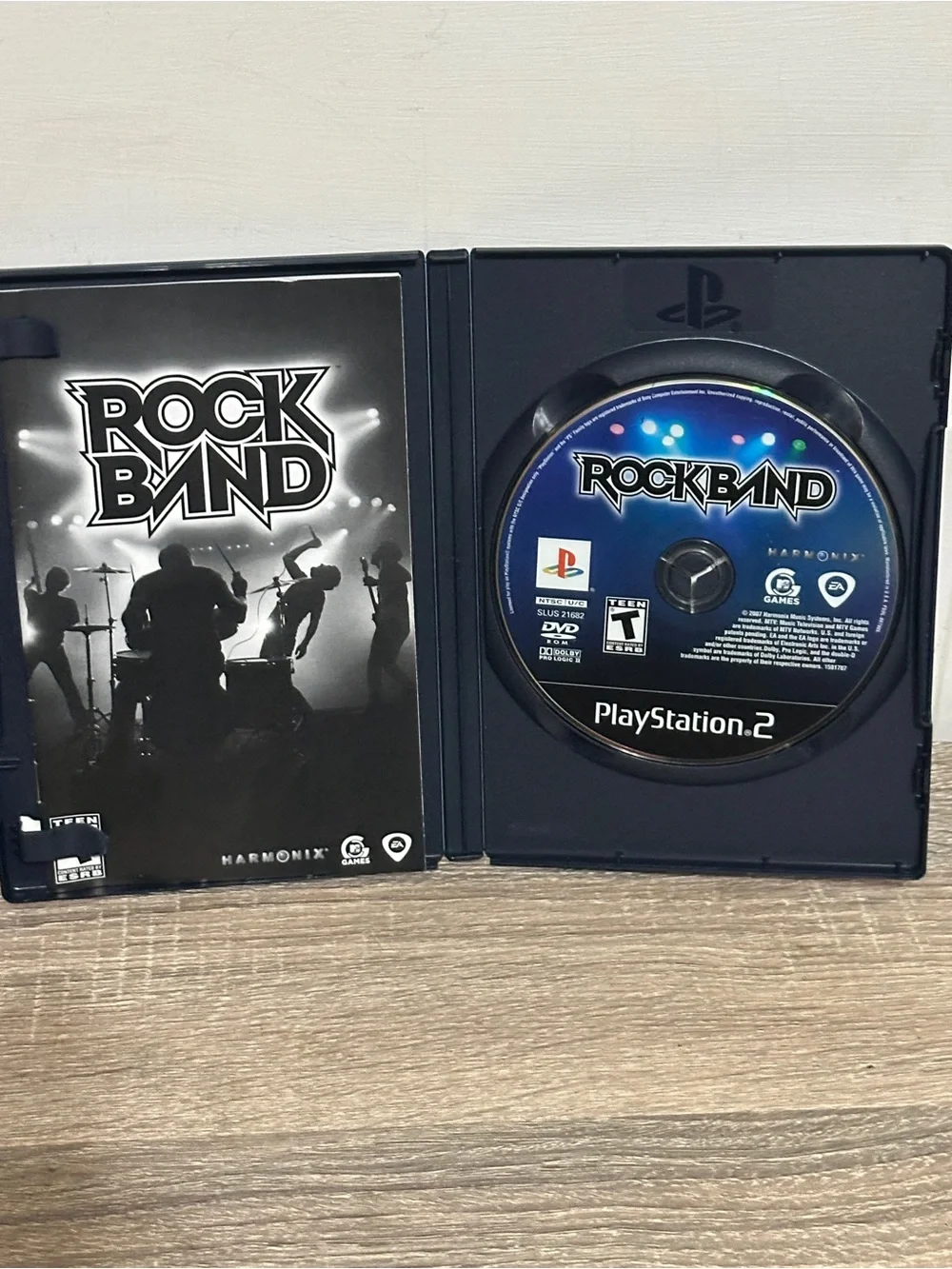 Rock Band (PlayStation 2, 2007) Complete Tested Working